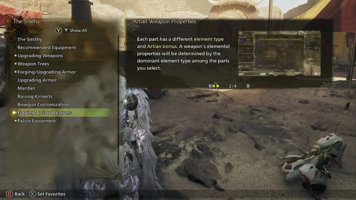 Monster Hunter Wilds Artian Materialien