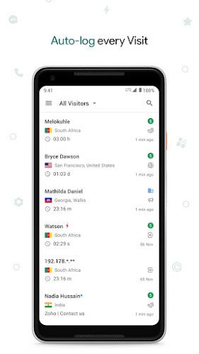 Zoho SalesIQ - Live Chat App ဖန်သားပြင်ဓာတ်ပုံ 1