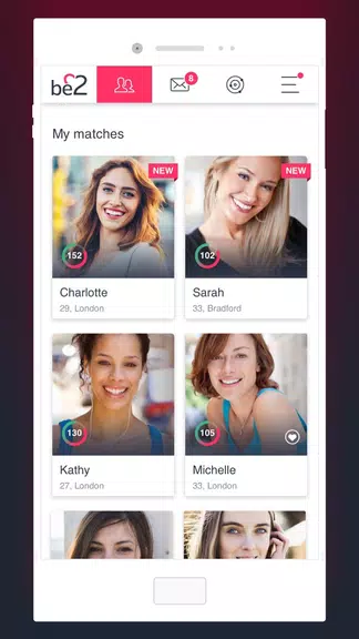 be2 – Matchmaking for singles Ảnh chụp màn hình 1