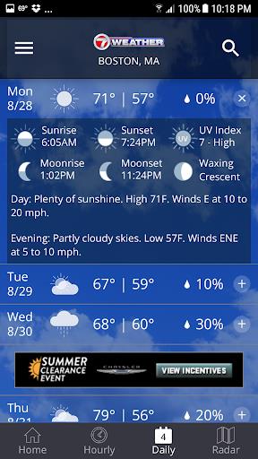WHDH 7 Weather - Boston应用截图第2张