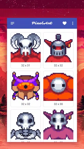 How to draw pixel monsters Captura de tela 1