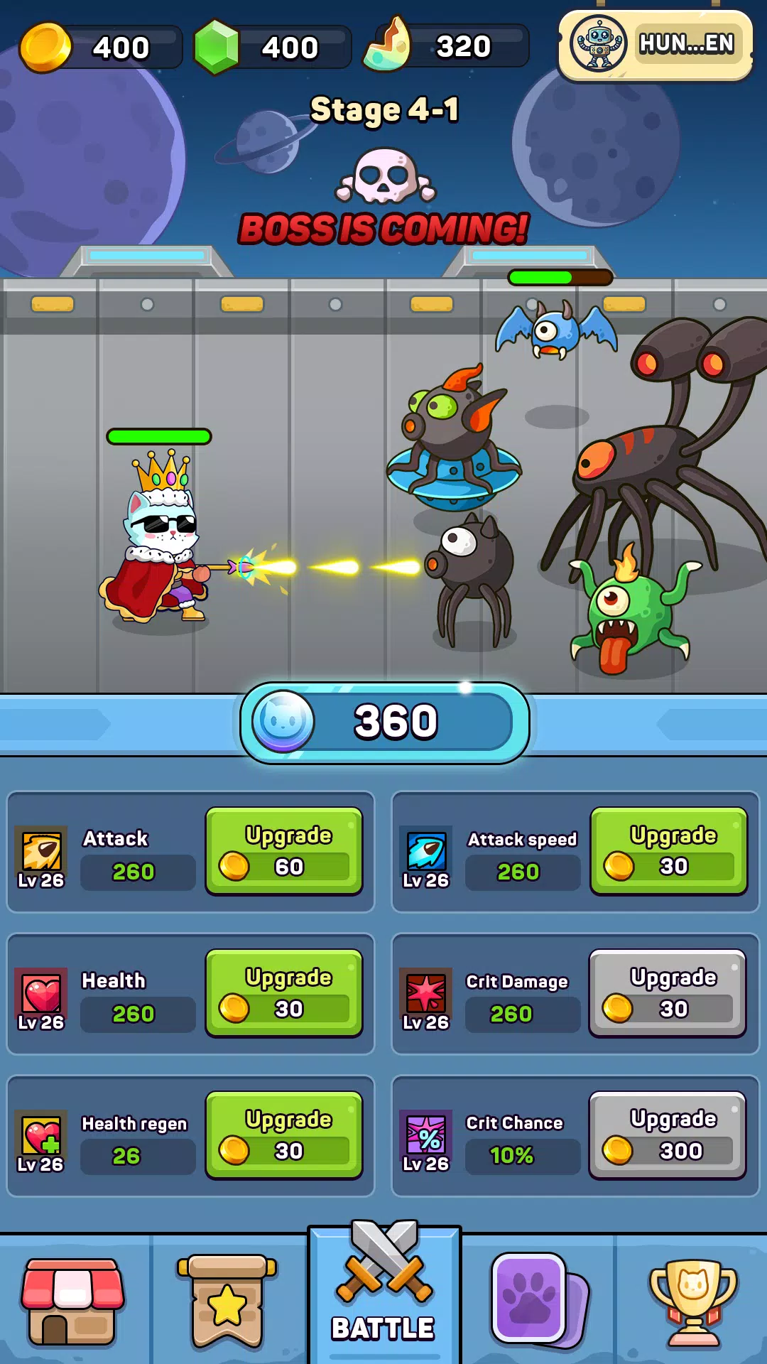 Cat Battle Ekran Görüntüsü 1