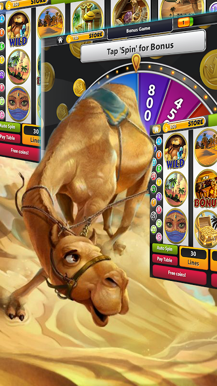 Desert Treasure Slot Machine 7 螢幕截圖 0