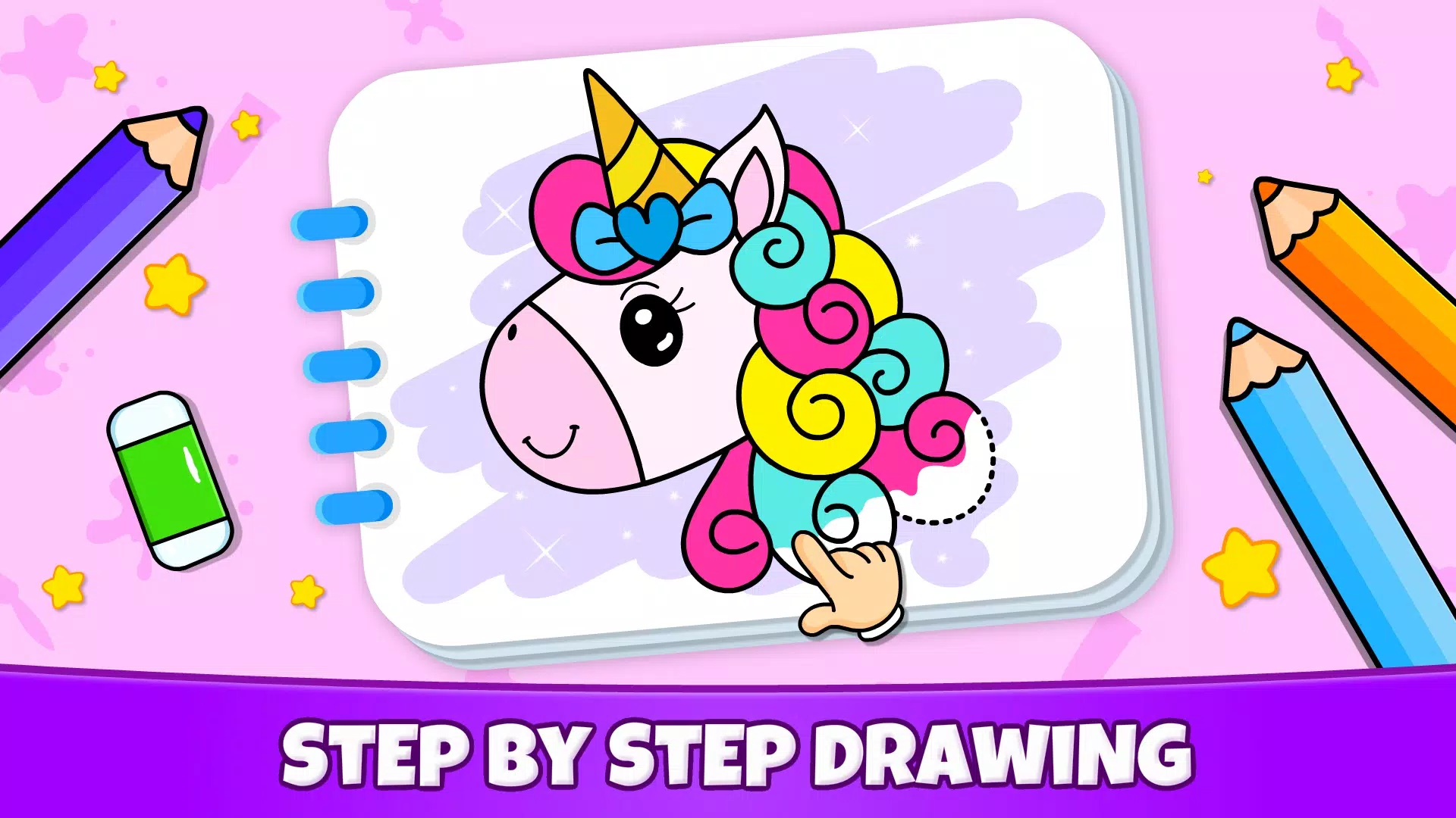 Unicorn Coloring Captura de pantalla 3