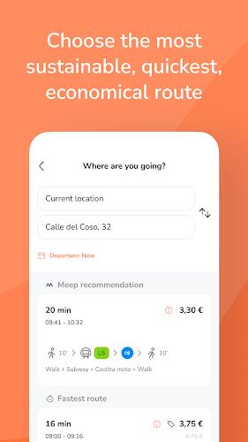 Meep - Personalized routes Zrzut ekranu 3