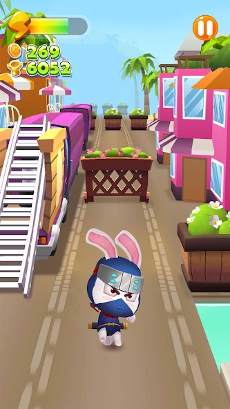 Run Talking Ninja Run! Mod 螢幕截圖 1