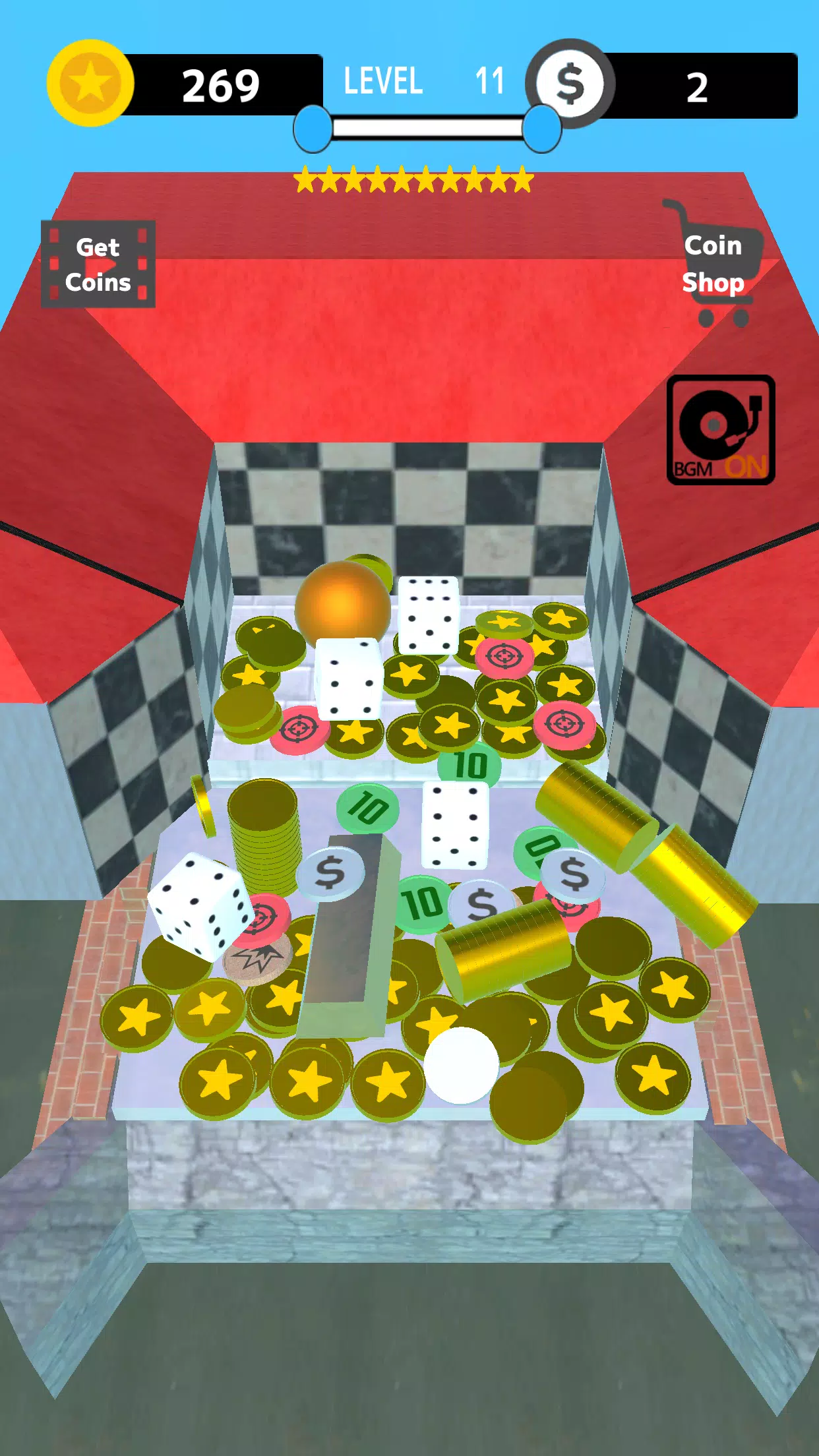 Simple Coin Pusher ภาพหน้าจอ 0