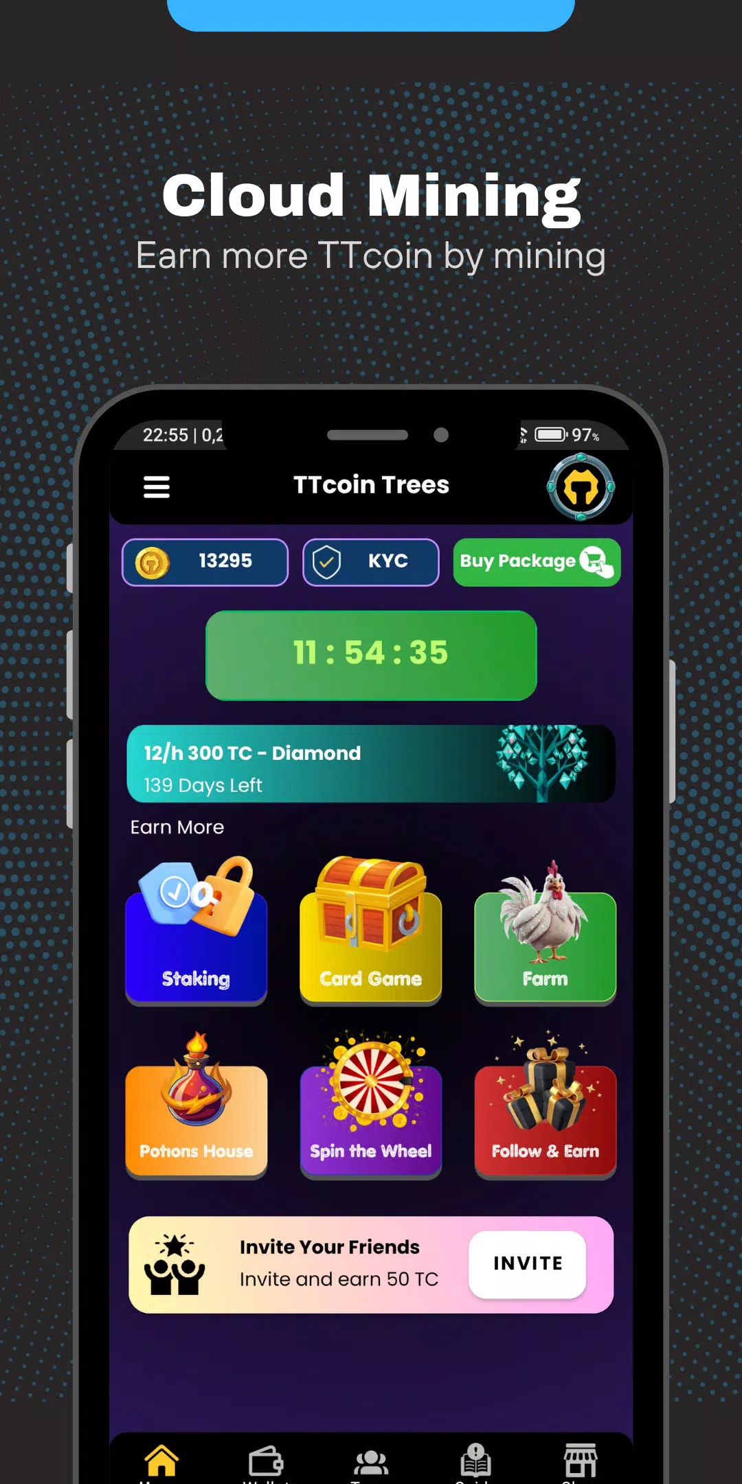 TTcoin Trees Ảnh chụp màn hình 1