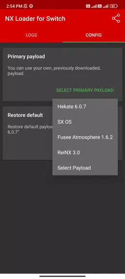 Schermata NX Loader for Switch 0