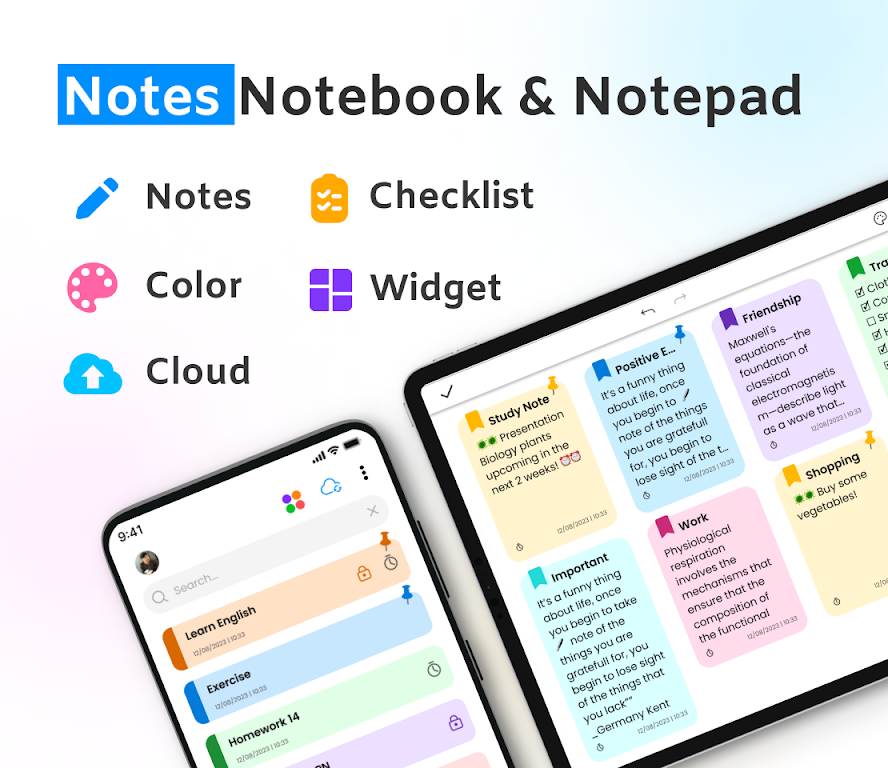 Notes, Notebook & Notepad 螢幕截圖 0