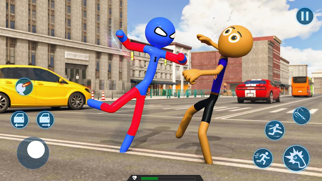 Spider Hero Stickman Rope Hero 螢幕截圖 0