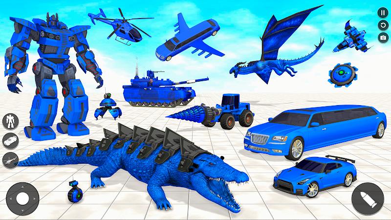 Crocodile Animal Robot Games 螢幕截圖 2