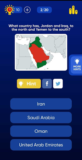 Geo Quiz: World Geography, Maps & Flags Trivia 螢幕截圖 3