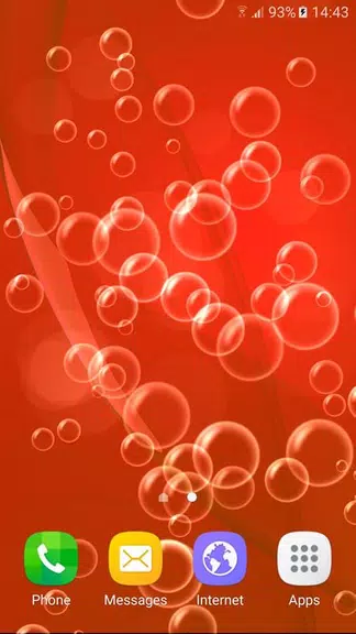Bubble Live Wallpaper 螢幕截圖 2