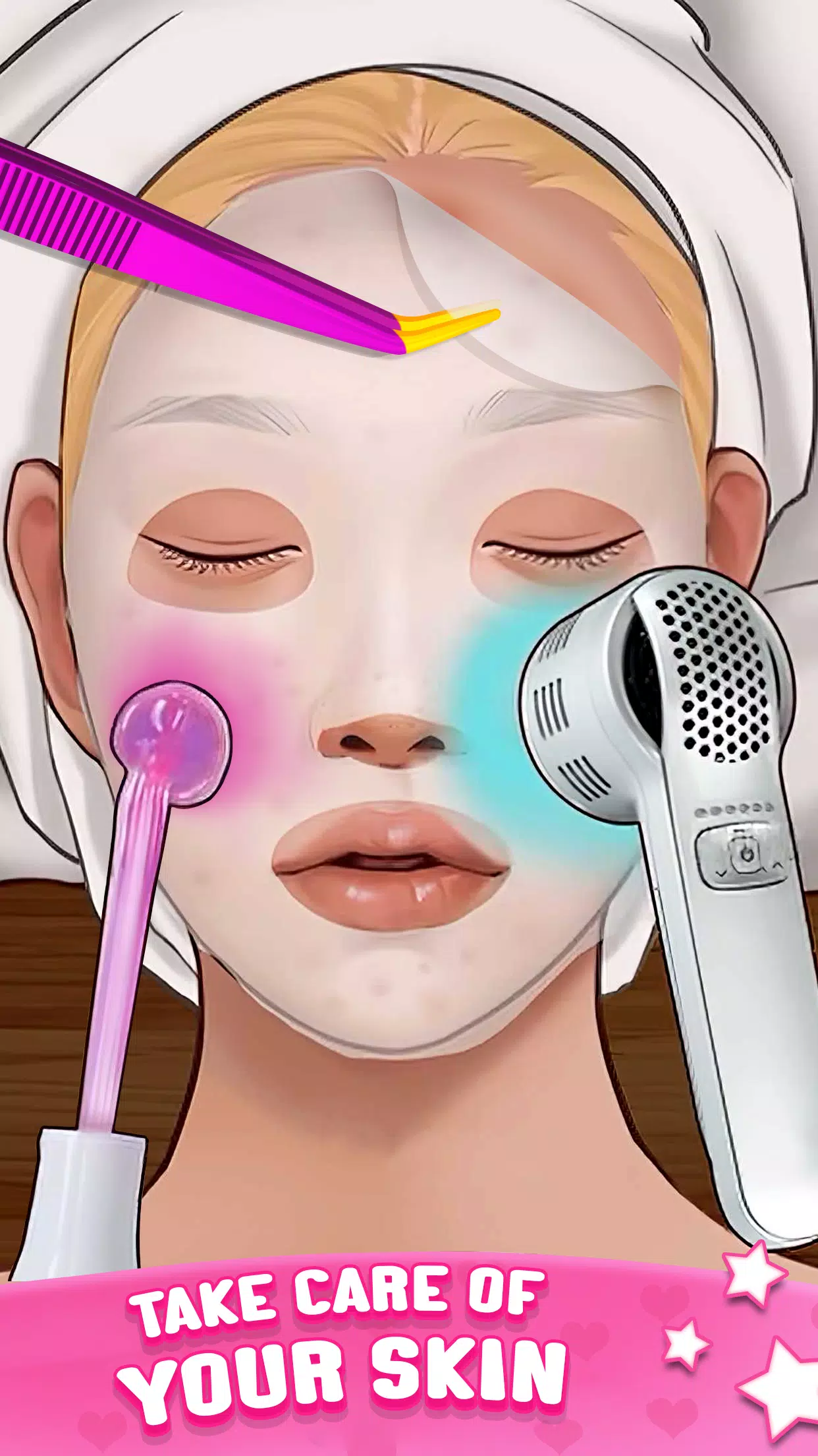 ASMR Doctor Game: Makeup Salon Captura de tela 3