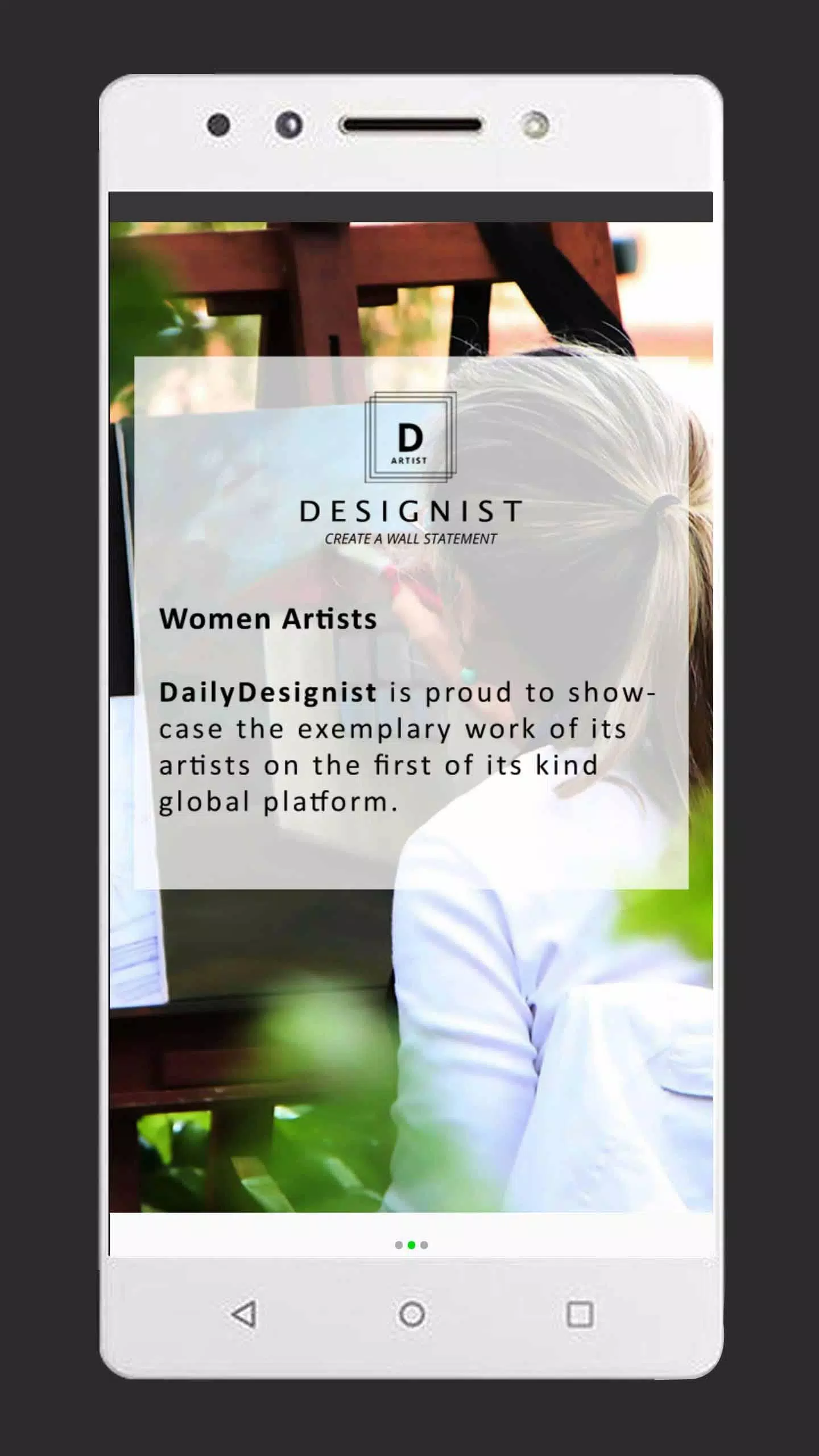 DailyDesignist Artists 螢幕截圖 1