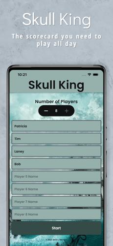 Skull King Scorekeeper 螢幕截圖 0