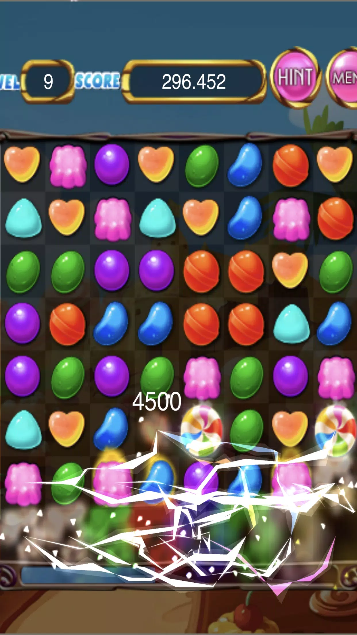 Candys pop funny game Schermafbeelding 2