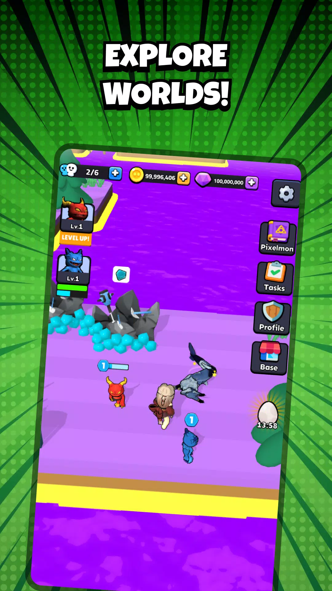 Pixelmon - Monster Tycoon应用截图第2张