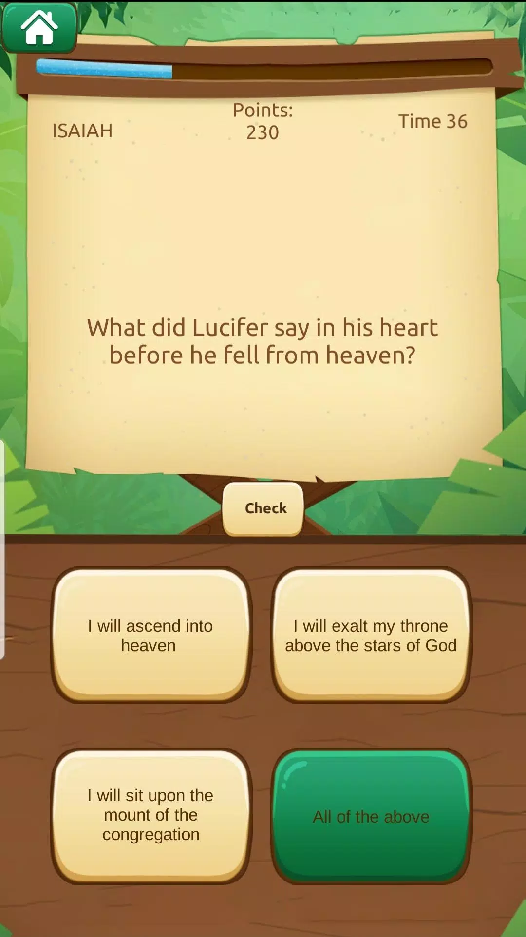 Bible Quiz Time! Word of God应用截图第2张